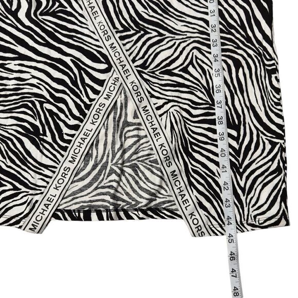 MICHAEL Michael Kors Black & White Zebra Sleeveless Jersey Dress MEDIUM - Picture 11 of 14